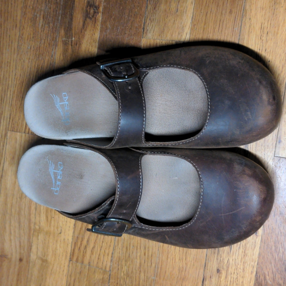 Dansko Martina Mule Brown Cloggs Size 39 / 8